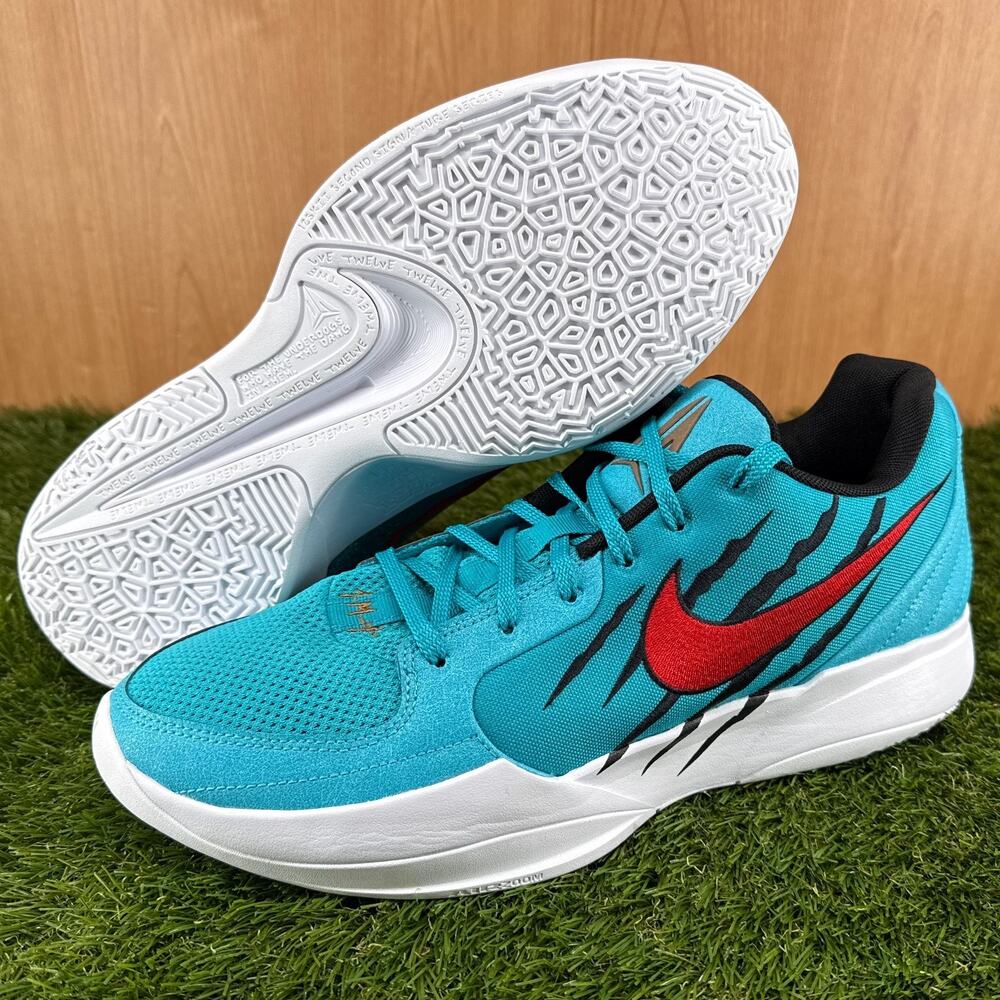Nike Ja 2 Scratch Rapid Teal Red Basketball Shoes HQ1759-400 Men's Size 13